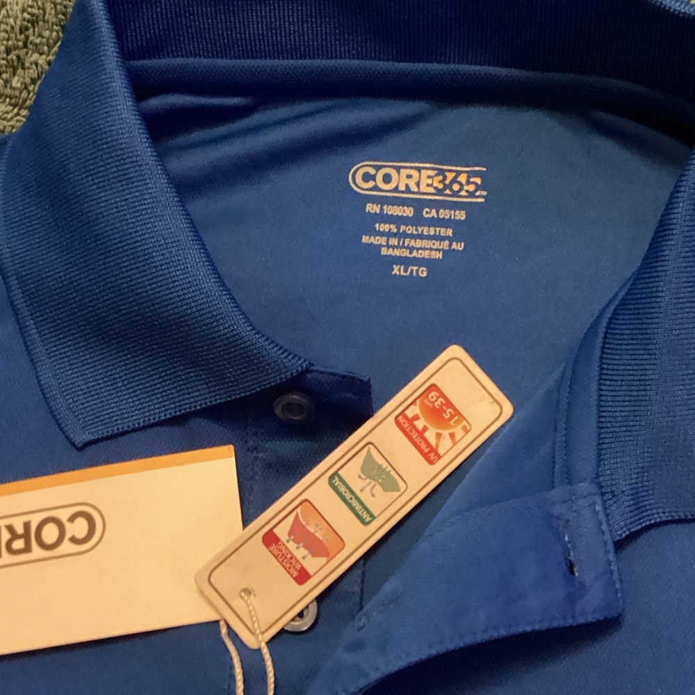 Core365 Blue Polo Shirt